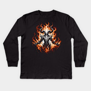 Surtur the Fire Giant Kids Long Sleeve T-Shirt